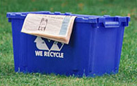   - We recycle